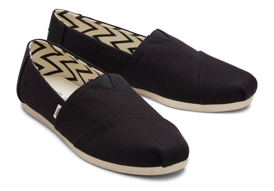 Women's Alpargata Red Recycled Cotton Canvas