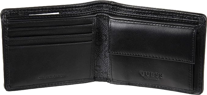 Guess Men's Quattro Wallet with coin pocket