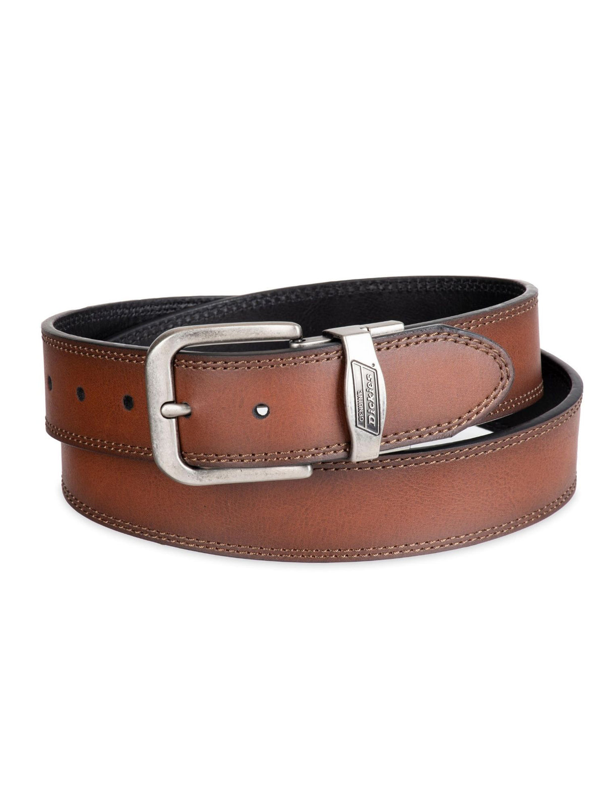Dickies Men's Double Row Stitched Belt